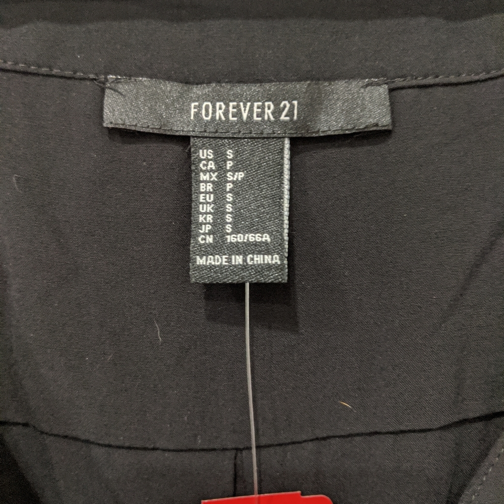 Nwt F21 Lace Up Romper Size Small - image 3